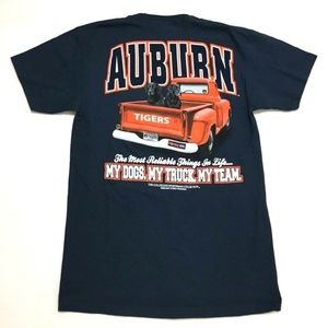 Auburn Tigers T-Shirt Navy My Dog Truck Team Tee